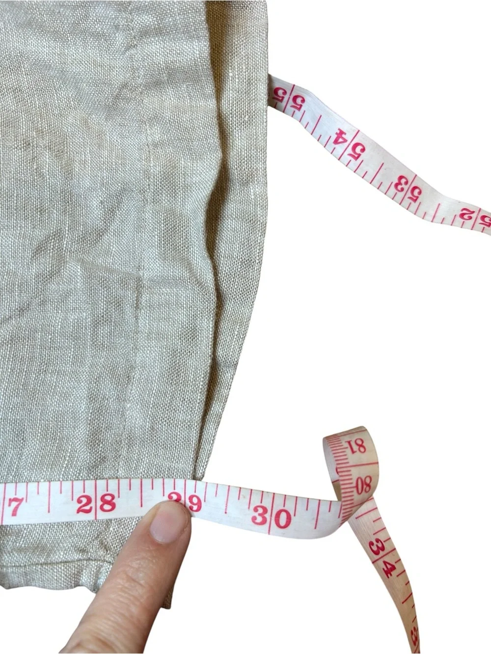 Quince 100% European Linen Pleated Trouser flax beige size 4 lagenlook coastal